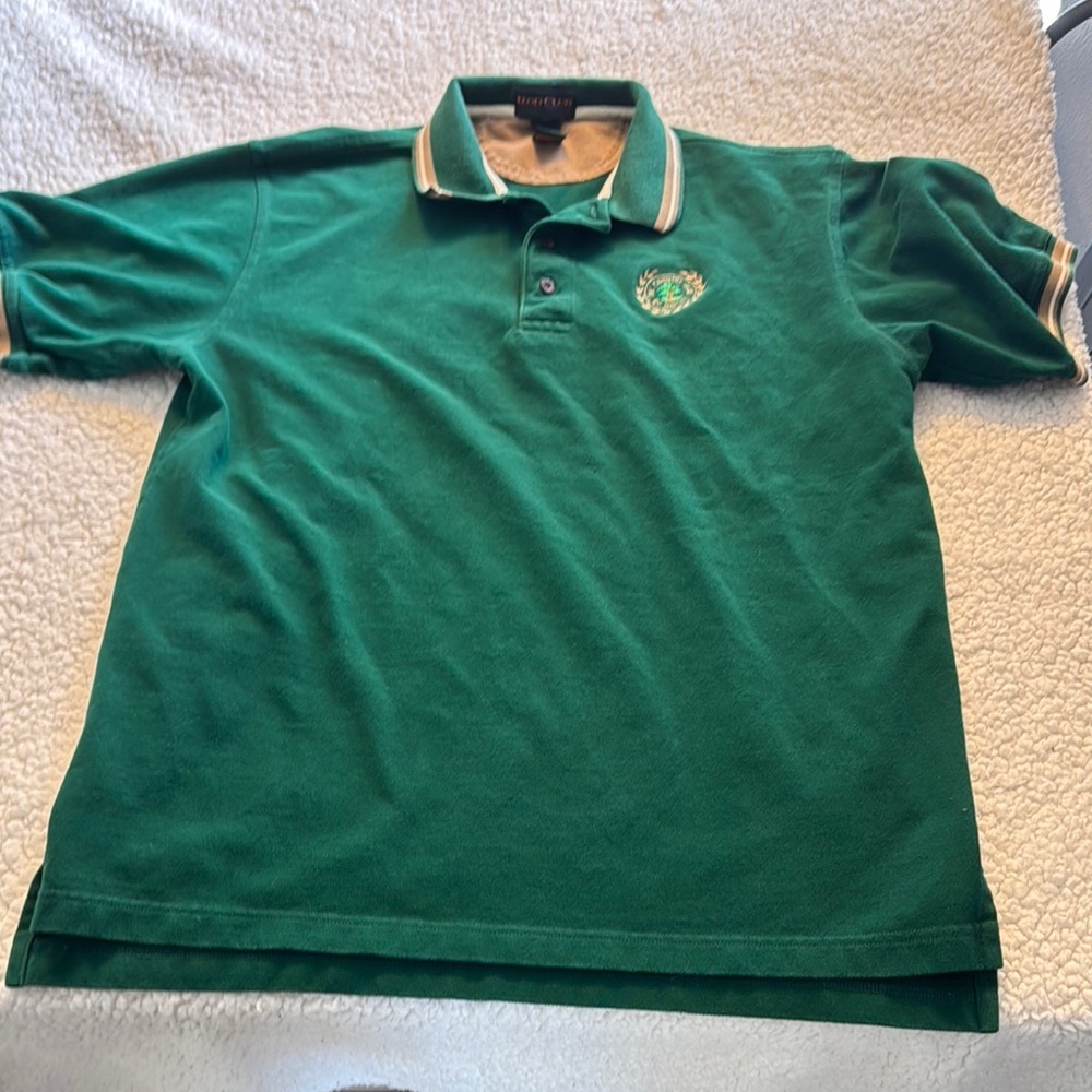 Izod Club Country Club of Naples Green Polo Shirt
